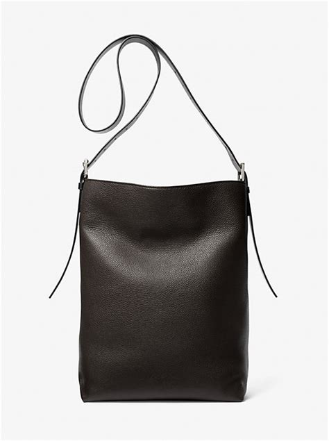 michael michael kors kiera|Kiera Leather Hobo Bag .